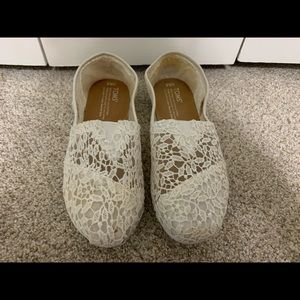 TOMS Classic Lace Slip On Casual Shoe